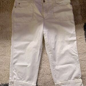 JEANSTAR Capri pants!  Size 16. Made in Eqypt.